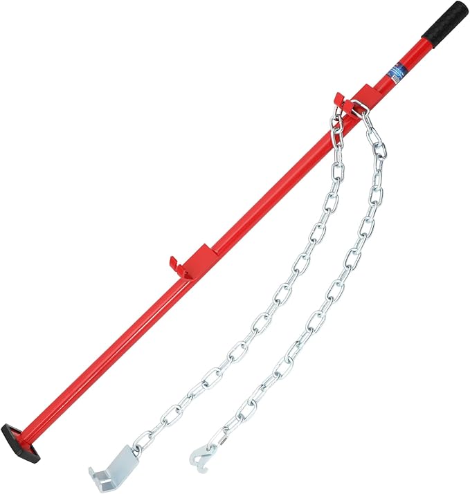 ?솏?솯?솢?솲?솘?솛?솞?솛 Boats and Cars Smoothing Tool, Hustler Stick Tool Auto Body Can Withstand 2200 Pounds of Pulling Force, Dent Tools are Used for Body, Bumper, Hood, Hull and Deck Dent Fix (Red)