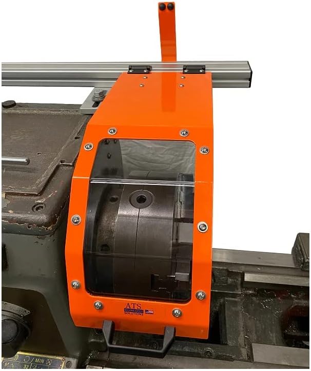 Lathe Chuck Guard. Fits 8-16" Chuck Diameters. Standard model, no interlock. Part # CC816 by ATS Machine Safety Solutions
