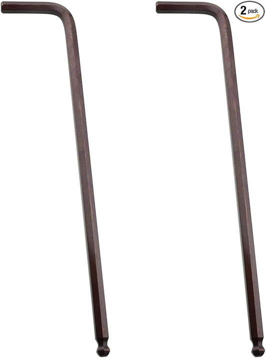 2PCS 5mm L Shaped Long Arm Repairing Tool Ball End Hex Key Wrench
