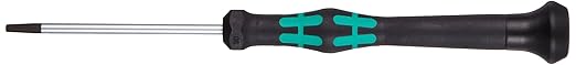 Wera 05118184002 Kraftform Micro 2067 Torx HF Electronics Precision Screwdriver, TX8 Head, 60mm Blade Length