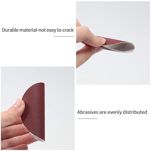 SPEEDWOX Hook and Loop Sanding Discs 100pcs 3 Inch 320 Grit Sandpaper for Wood Drill Grinder Rotary Tools No Hole