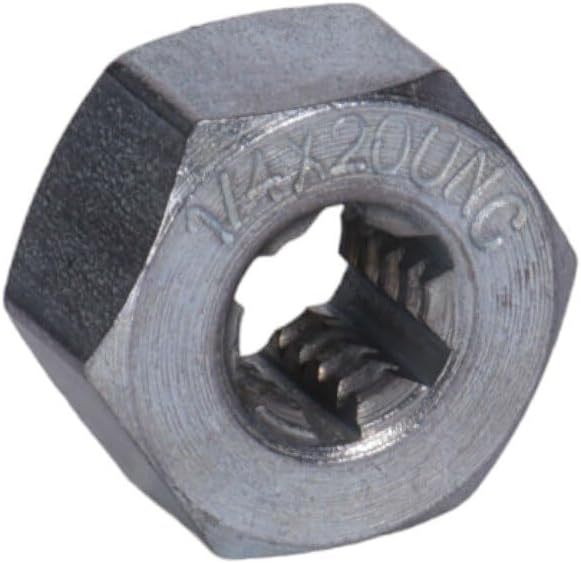 Century Drill & Tool, 92900, 1/4-20 NC, National Coarse Fractional Right Hand Rethreading Die, High Carbon Steel, Fix Damaged Bolts or Studs