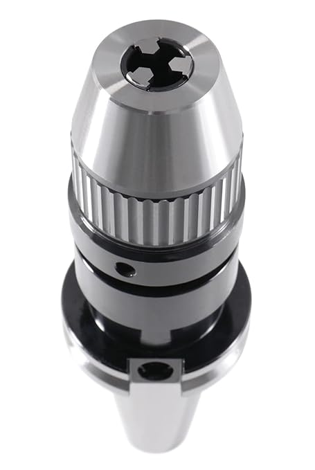 Accusize Industrial Tools 0-5/8'' Cat40 CNC Integral Keyless Drill Chuck, 0222-0892