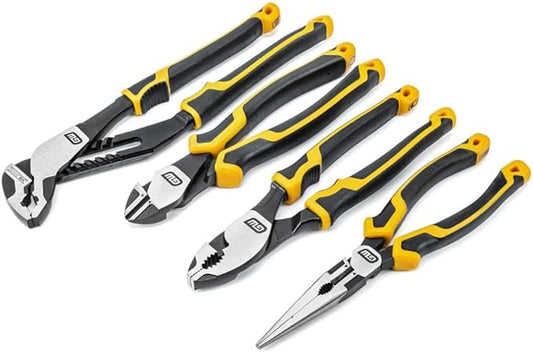 GEARWRENCH 4 Piece PITBULL Dual Material Mixed Plier Set - 82203C