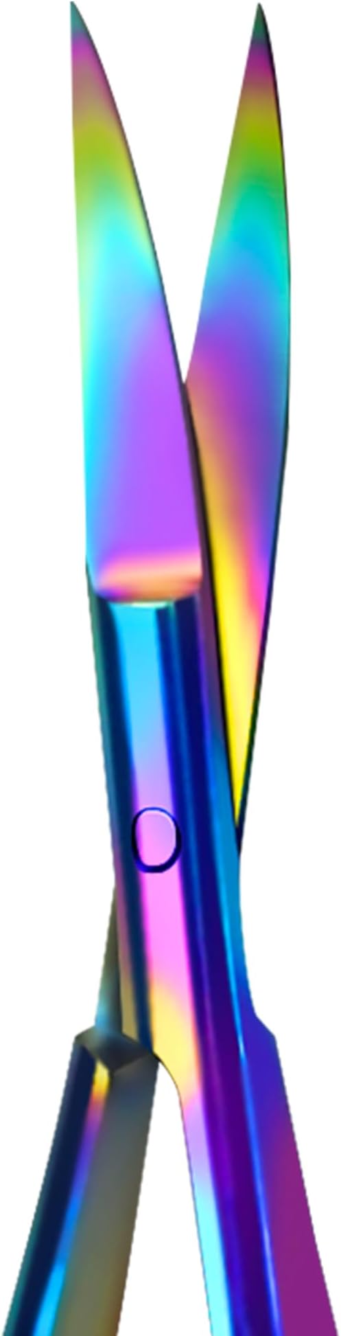 Bandage, Castroviejo, & Iris Scissors, & Kelly, & Mosquito Forceps Rainbow - Stainless Steel, DIY Crafting Scissors and Forceps Multicolors (Castroviejo Scissors, 4.5 inches Curved)