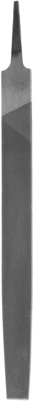 HARFINGTON Tip Medium Cut File 10" Double Cut Teeth High Carbon Steel Hand Rasp File without Handle for Metal Wood Deburring Removing
