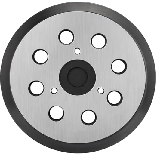 GripIt Sanding Pad 54398: Firm, 5", Hook, 8 Hole, Low Profile, 3 Hole Attachment