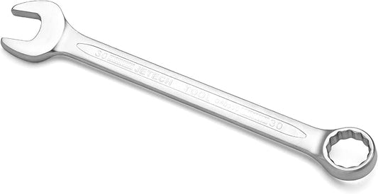 Jetech 30mm Combination Wrench - Industrial Grade Spanners with 12-Point Design, 15-Degree Offset, Made with Durable Chrome Vanadium