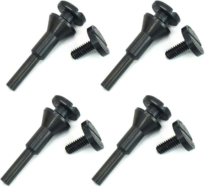 Mounting Mandrel 3/8" & 1/4" Arbor Hole (4pack) for Type 1 Cut-Off Wheel 1/4" Shaft for Die Grinder Rotary Tool
