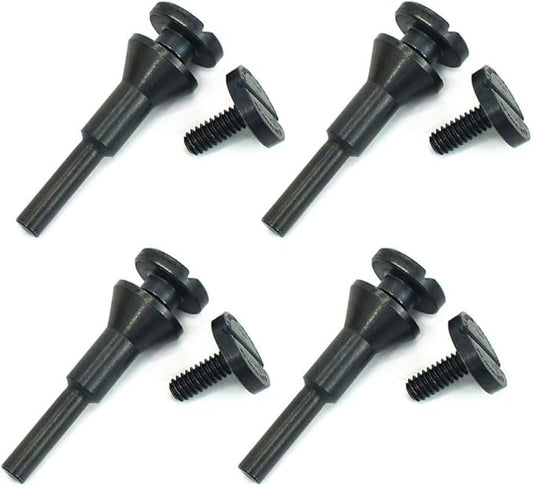 Mounting Mandrel 3/8" & 1/4" Arbor Hole (4pack) for Type 1 Cut-Off Wheel 1/4" Shaft for Die Grinder Rotary Tool