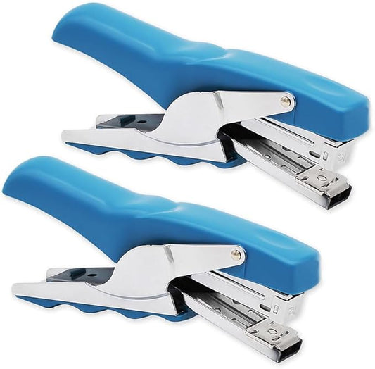Stapler with 1000 Staples-Plier Stapler Save 60% Power,Good for Stapling at Home School or Warehouse (Bkue2P)
