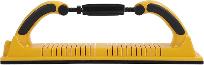 Hand Sanding File Block,70 * 400mm Adjustable Radius Flex Longboard Hand Sanding File Block with Hook & Loop Backing
