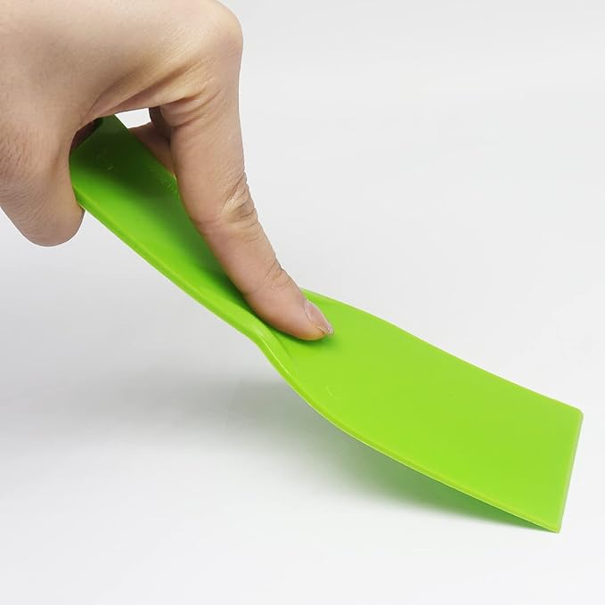 Plastic Putty Knife, 3 PCS 2 Inch Scraper Tool, Flexible Spackle Knives for Drywall, Decals, Wall Paper, Patching, Painting, Taping, Scraping Coating