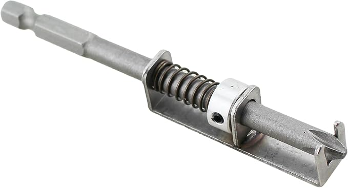 TAODAN 3.94 Inch Length Spring Loaded Screwdriver Bit Single Handed Operation Anti Drop Device Suitable for Electricians Mechanics DIY Home Repair