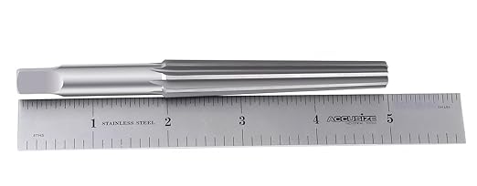 Accusize Industrial Tools H.S.S. Morse Taper Finishing Reamer, MT1, 2802-0001