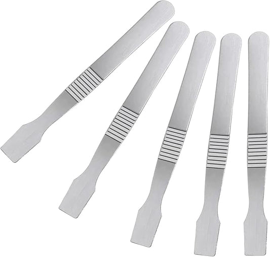 5PCS Electronic Repairs Flat Head Pry Bar Set 12cm Length Stainless Steel Maintenance Tool Suitable for Furniture Dismantling Renovation Work Equipment Maintenance