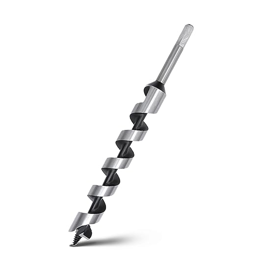 1-1/8 x 11.8 inch Auger Drill Bit for Wood,Hex Shank Ship Auger Bit for Soft Wood, Hard Wood, Plastic, Composite Materials and DIY Projects