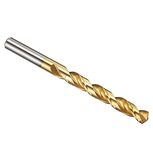 PATIKIL 11mm Drill Bit, M42 8% Cobalt High-Speed Steel Jobber Straight Shank 135° Titanium Nitride (TiN) Coated for Hard Metal Stainless Steel - 1 Pack