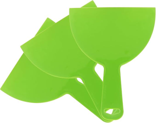 Plastic Putty Knife, 3 PCS 6 Inch Scraper Tool, Flexible Spackle Knives for Drywall, Decals, Wall Paper, Patching, Painting, Taping, Scraping Coating