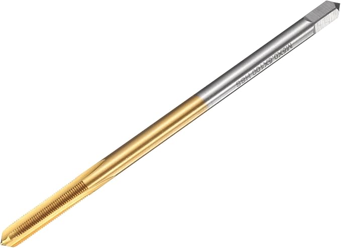 uxcell Metric Thread Tap M5 x 0.5 H2 100mm Straight Flute Screw Thread Milling Machine Taps Threading Tapping Repair Tool