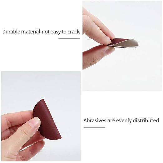 SPEEDWOX Sander Disc 100pc Sanding Hook and Loop Sandpaper 1000 Grit Sanding Discs 2 inch Sandpaper for Sanders Drill Grinder Rotary Tools Attachment Woodworking Wood Auto, No Hole