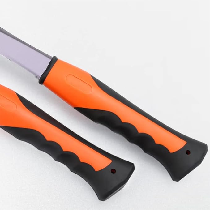 Rock Pick,Forged Brick Hammer, Geologist Rock Pick, Mason's/Bricklayer's Hammer-28 oz Masonary Tool with Pointed Tip &Forged Steel Construction-Shock Reduction handle (point&flat)
