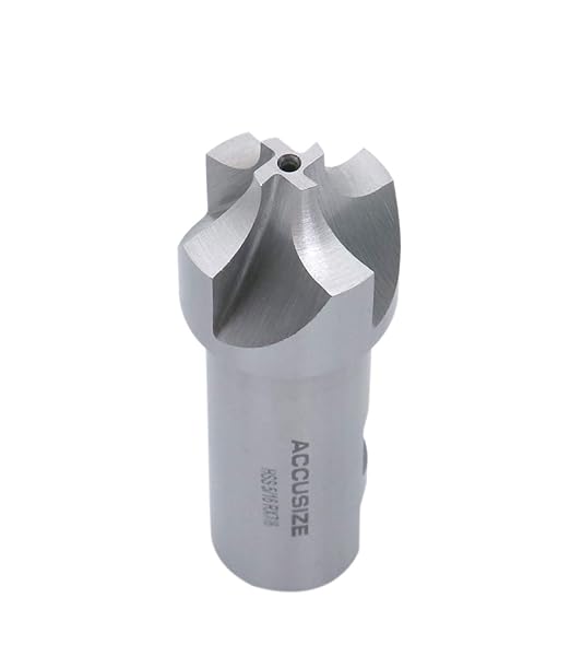 Accusize Industrial Tools 5/16'', H.S.S. Corner Rounding End Mills, 7/8'' Shank Dia, 1-1/8'' Cutter Dia, 3-1/2'' Overall Length, 1011-3812