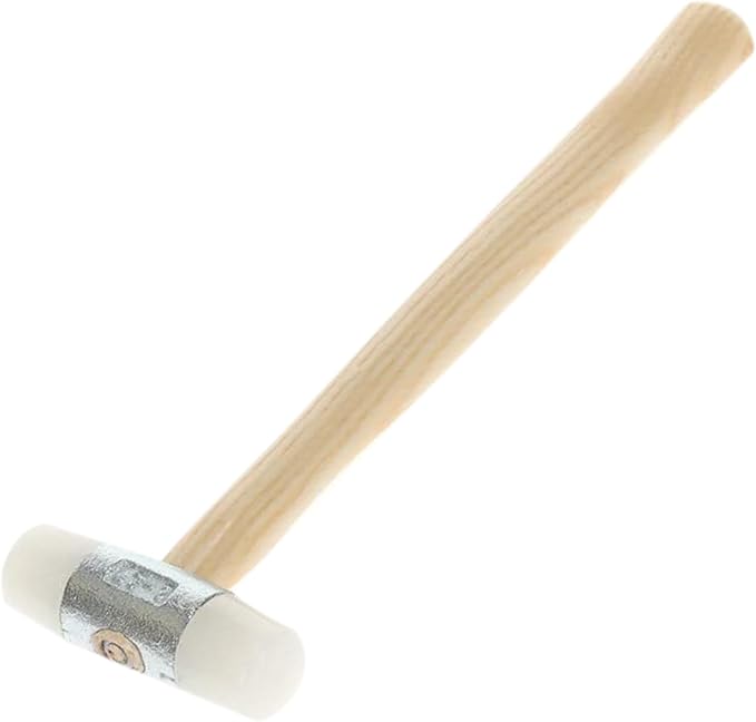 Nylon rubber mallet 40 oz white