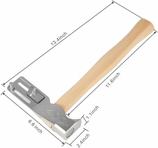 Coma 2025 New Magnetic Roofing Hammer, Ergonomic Magnet Roofing Hatchet, Built-in Utility Knife and Nail Claw,For Quickly Installing Nails And Removing Tiles, A Magical Roof Repair Tool