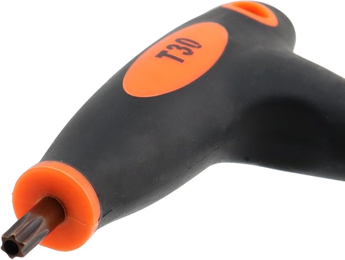 Antrader T30 Torx Screwdriver,Anti Tamper Proof Torx Key,S2 Steel T-Handle Dual End Wrench-2Pcs
