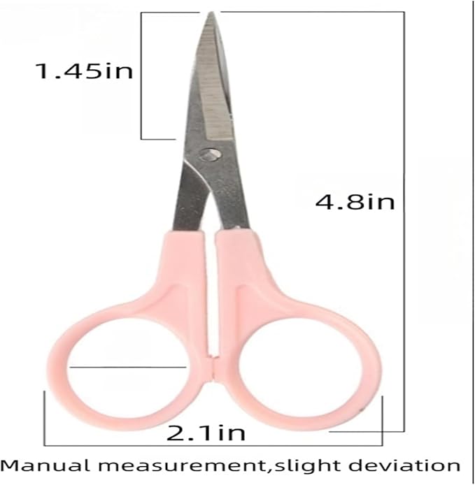 4-3/4" Sharp Curved Tip Needlework Cutter Applique Embroidery Scissors (Pack of 2)