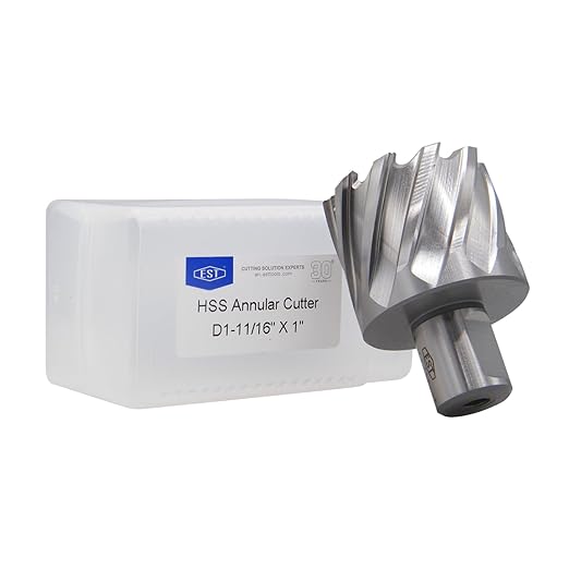 EST M2AL Annular Cutter 1" DOC with Pilot Pin (D1-11/16'' X 1'')
