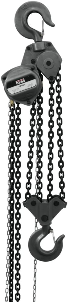 JET 10-Ton Hand Chain Hoist, 30' Lift (Model S90-1000-30)