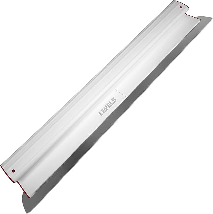 LEVEL5 32-Inch Composite Skimming Blade | Precision 0.3mm German Stainless Steel Blade Insert (Replaceable), Ergonomic Polymer Blade Profile | 4-932C