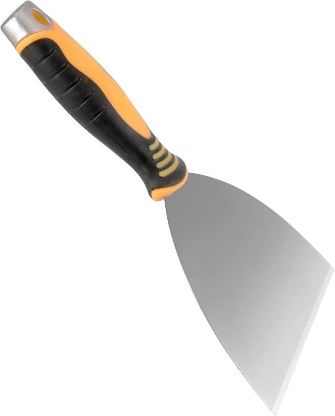 6 PCS Joint Knife, 6 Inch Putty Blade Drywall Joint Knife with Ergonomic Plastic Soft-Grip for Plasterboard Mud Decal
