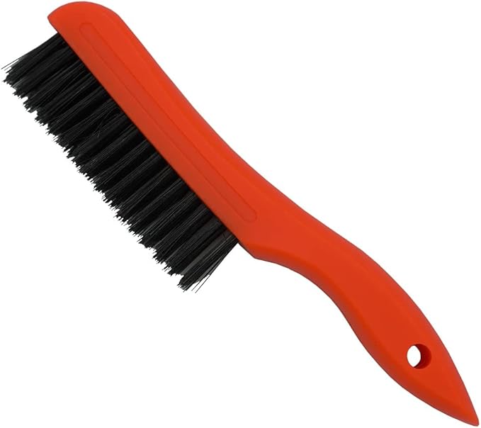 Welding Chipping Hammer with Coil Spring Handle,10.5",Cone and Vertical Chisel/ 10" Wire Brush(Red),VASTOOLS Chipping Hammer