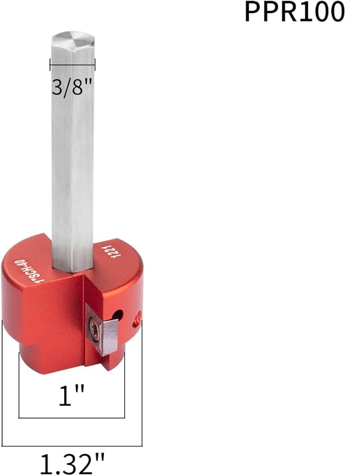 2 Wings PVC Pipe Reamer, Plastic PVC Pipe Fitting Saver Kit Fit into Standard 1/2" Drills 1inch Head Socket Saver Tool