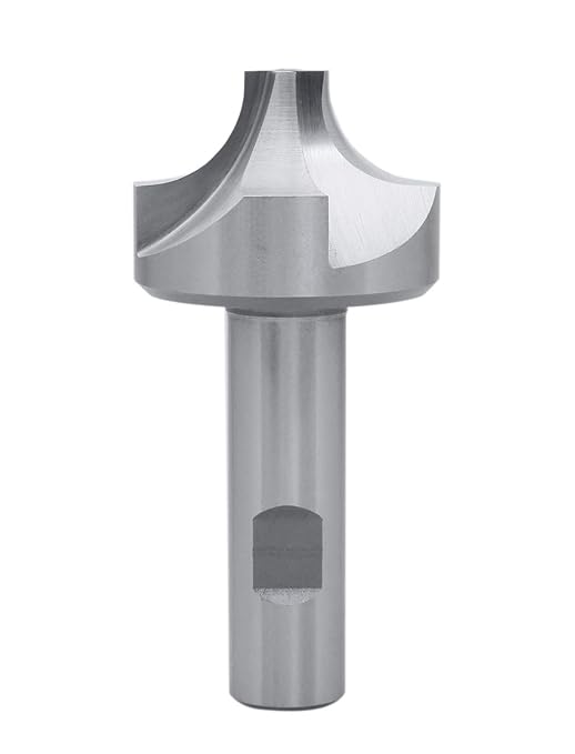 Accusize Industrial Tools 5/8'', H.S.S. Corner Rounding End Mills, 3/4'' Shank Dia, 1-15/16'' Cutter Dia, 4'' Overall Length, 1011-5834