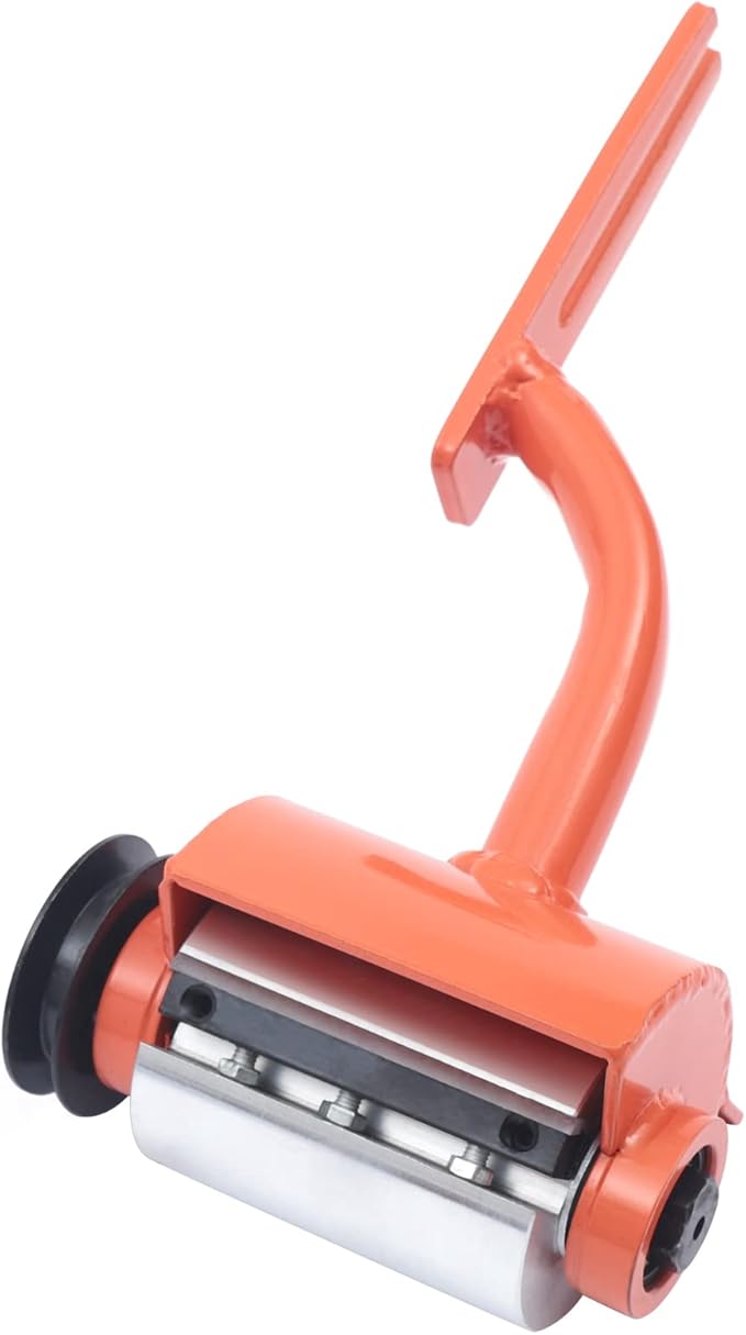 Log Peeler, Log Debarker Designed Chainsaw Attachment, Upgraded Aluminum Alloy Wood Debarking Tool with 4 Blades for Building Material Stores, Farms, Construction Works