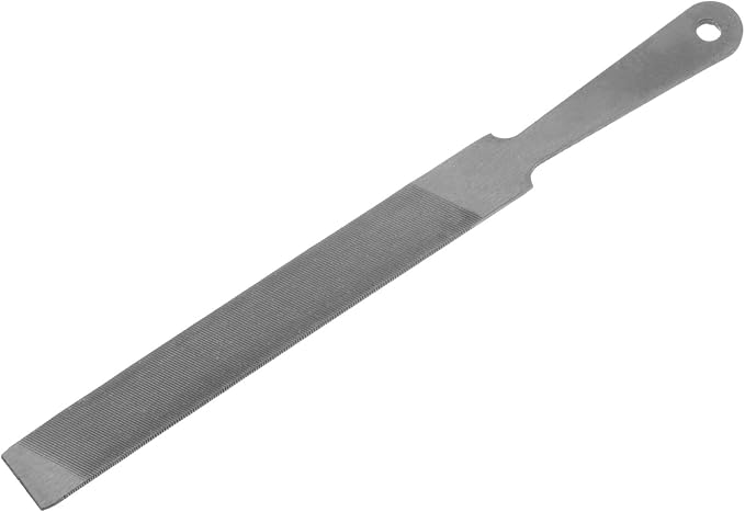 HARFINGTON Farmers Own Files 6 Inch High Carbon Steel Single Cut Flat Hand Rasp File for Deburring and Removing Material