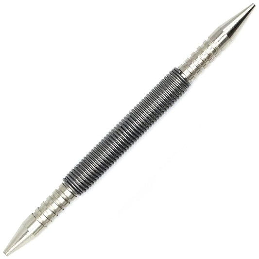 Dual Head Nail Setter, Hammerless 1/32?? 1/16??Spring Nail Set, 3500 PSI Striking Force Counter Punch