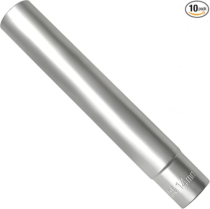 ZKTOOL 14MM Deep Metrichex Socket Tool, 3/8-Inch Drive Deep Metric Socket Tool - Extra Long Deep 120MM