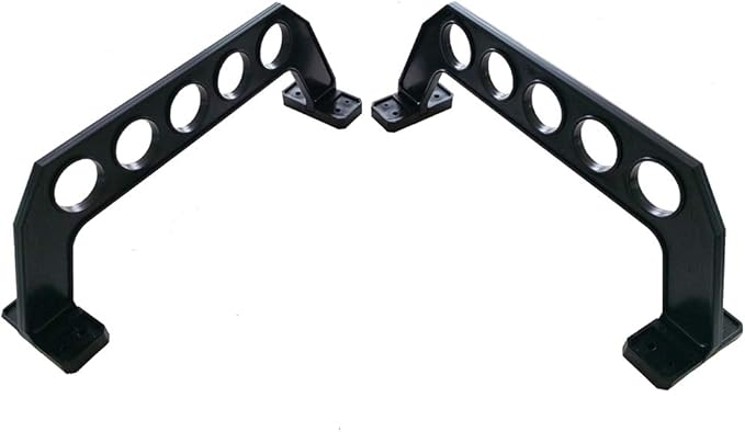 Cobra Storage Garage Door Storage Rack, 18" Black ABS Plastic Fishing Rod Holder, Ultimate Organization for Fishing Gear and Equipment, Garage Storage System