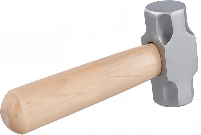 4 Pack Mini Sledge Hammer, Sledge Hammer with Wood Handle, 1 LB Crack Hammer for Metal Working and House Repairs