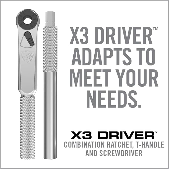 Real Avid Smart-Torq Fixed Limiter & X3 Driver Kit ??Torque Screwdriver & Ratcheting Driver Tool Set with 6 Fixed Torque Limiters, 12 Bits, 1/2" Socket with 1/4" Adapter & Storage Case for Maintenance