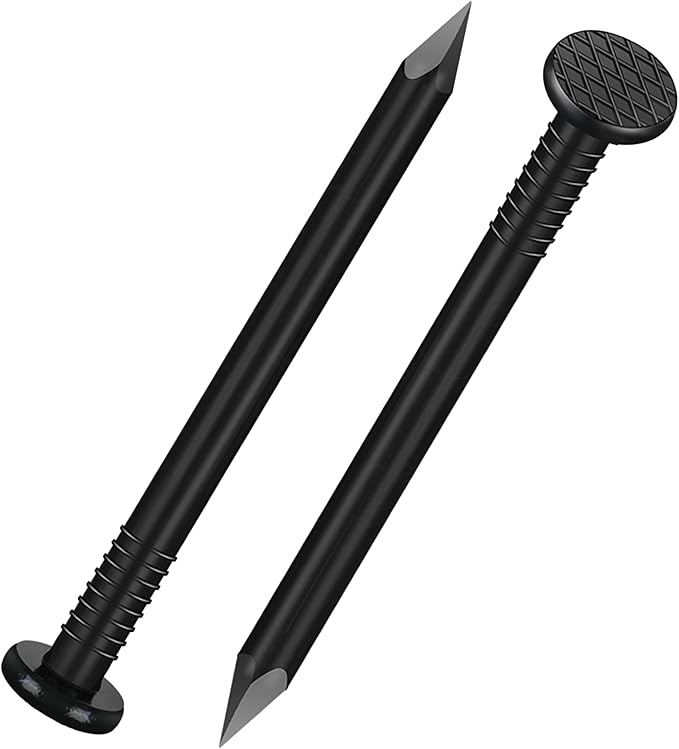 2 inch Hardware Nails, (646pcs) 3 lbs Black Nails, Nails for Hanging Pictures, Small Nails, Wall Nails, Wood Nails