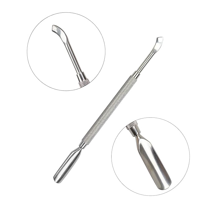 Cuticle Pusher Cuticle Trimmer Dead Skin Remover Nail Polish Remover Tool for Fingernail and Toenails