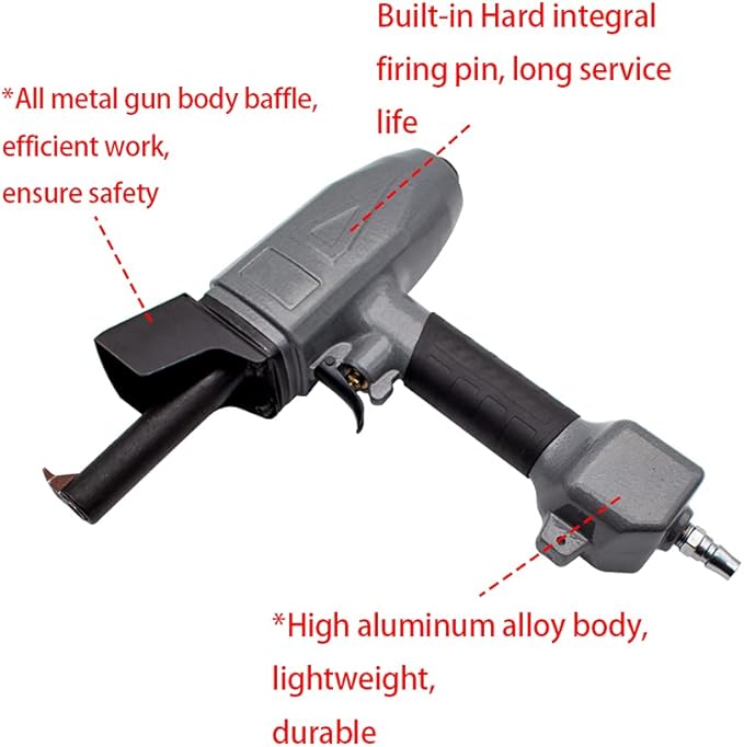 Pneumatic Nail Puller Wood Plank 1.7-3.5MM Air Nail Remover 0.45-0.75Mpa