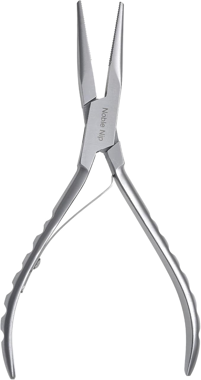 Fish Bone Pliers 6-Inch Japanese Heavy Duty Needle Nose Plier Hook Remover for Fish with Stainless Steel Professional Silver Dishware Safe for Plucking & Pulling Pin Bones Fishing Pliers.