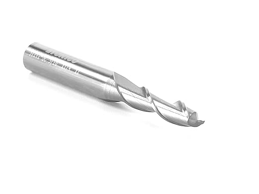 YONICO Upcut Router Bits Spiral 2 Flute Solid Carbide CNC End Mill 3/16-Inch Dia. 1/4-Inch Shank 31212-SC